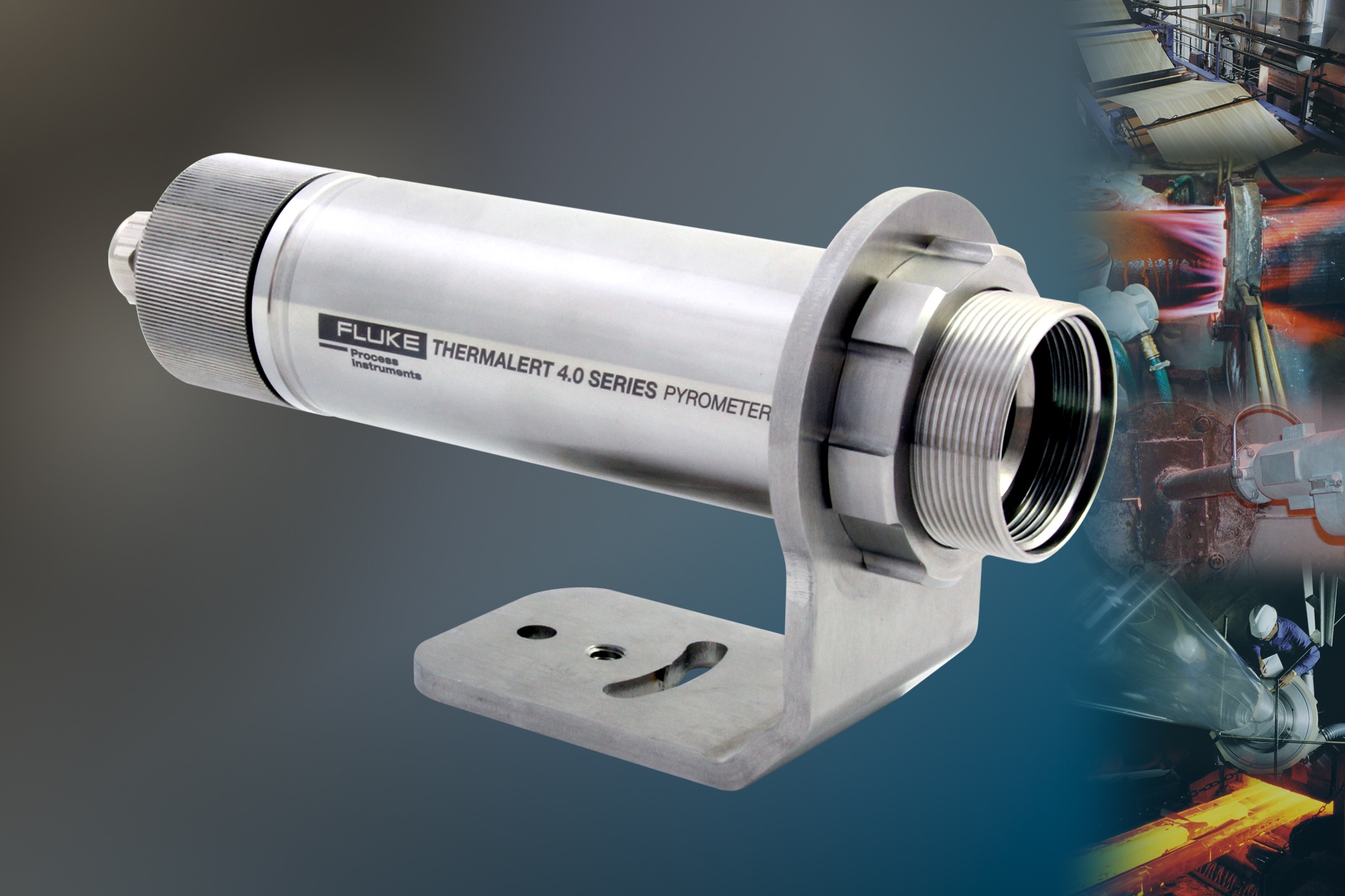 The noncontact infrared thermometers feature superior optical resolution and save service costs